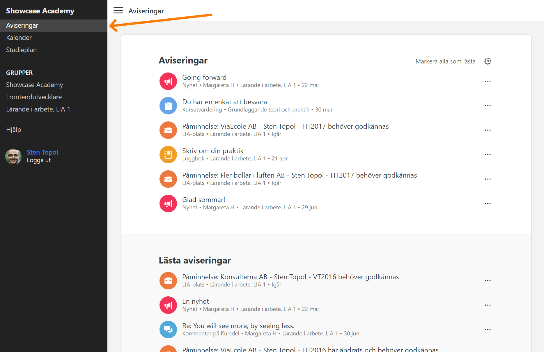 Aviseringar
